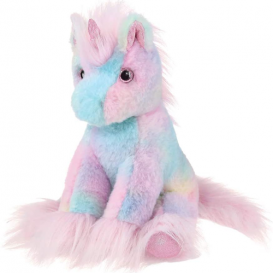 Bearington Glisten Plush Rainbow Unicorn Stuffed Animal, 12 Inches