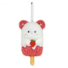 Strawberry Plush Toy Keychain