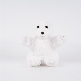 Wildlife Polar Bear Plush Hand Puppet 
