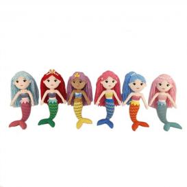 Plush soft stuffed toy doll custom made soft toy mermaid toys