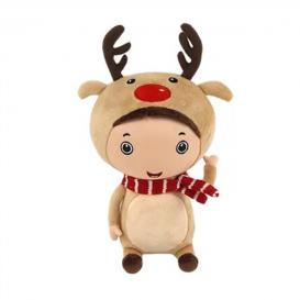 Custom soft  christmas deer plush wholesale 