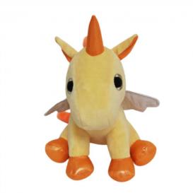 Soft toy yellow unicorn stuffed animals custom made plush toy wholesale factory