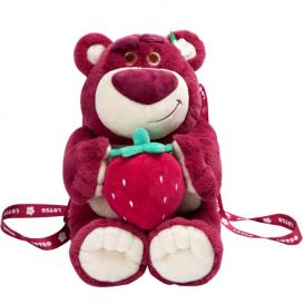 Plush Lotso with straberry backpack 