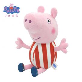 Peppa Pig with red stripe dress plush toys